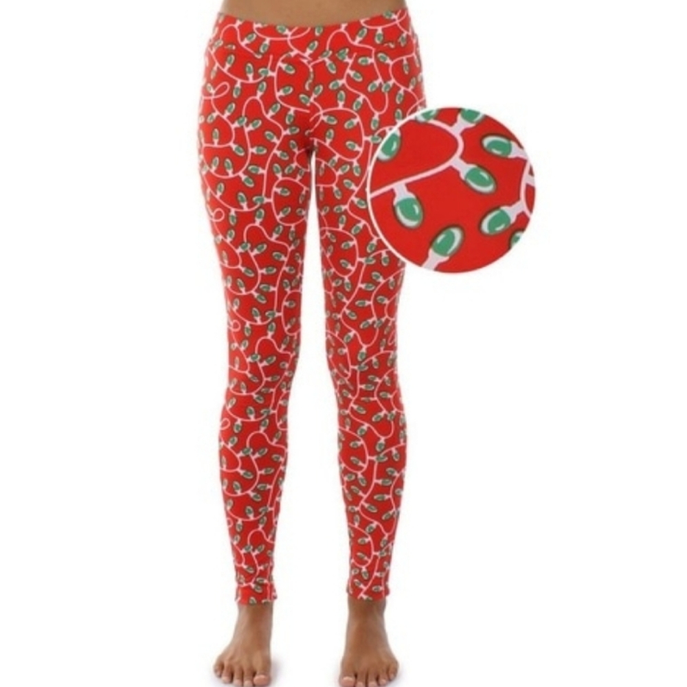Tipsy Elves | Christmas String Lights Leggings - image 1